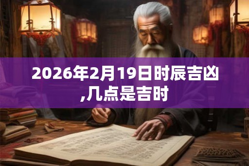 2026年2月19日时辰吉凶,几点是吉时