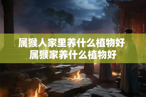 属猴人家里养什么植物好 属猴家养什么植物好