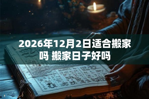 2026年12月2日适合搬家吗 搬家日子好吗