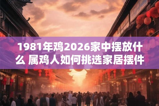 1981年鸡2026家中摆放什么 属鸡人如何挑选家居摆件