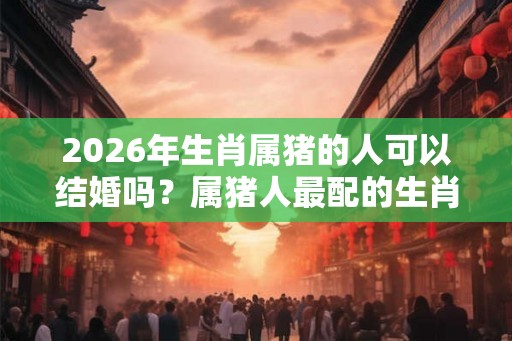 2026年生肖属猪的人可以结婚吗？属猪人最配的生肖属相？