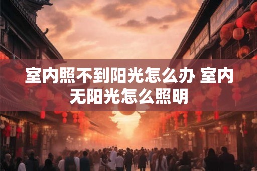 室内照不到阳光怎么办 室内无阳光怎么照明 室内照不到阳光怎么办 室内无阳光怎么照明