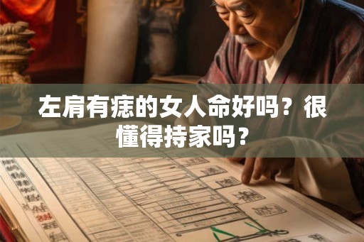 左肩有痣的女人命好吗？很懂得持家吗？