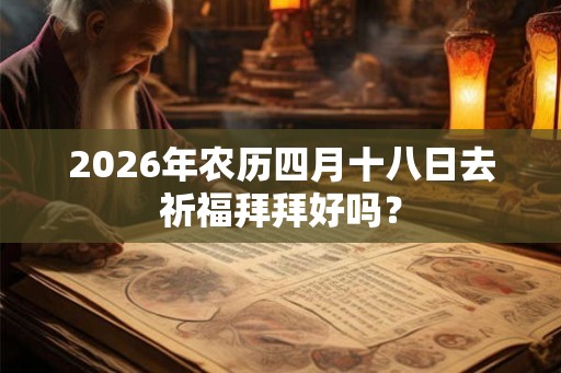 2026年农历四月十八日去祈福拜拜好吗？