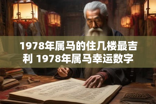 1978年属马的住几楼最吉利 1978年属马幸运数字