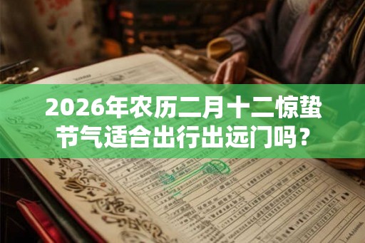 2026年农历二月十二惊蛰节气适合出行出远门吗？