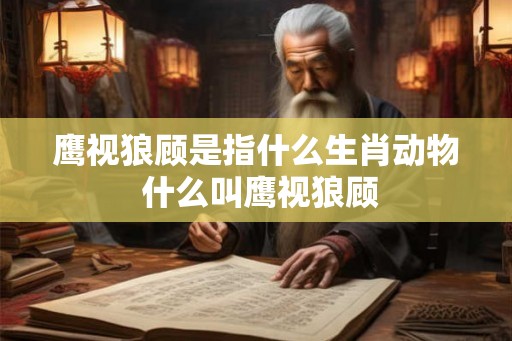 鹰视狼顾是指什么生肖动物 什么叫鹰视狼顾