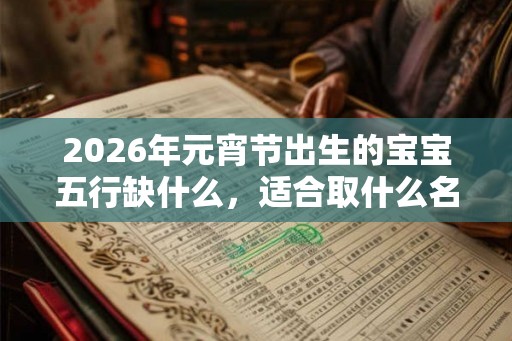 2026年元宵节出生的宝宝五行缺什么,适合取什么名字? 2026年元宵节出生的宝宝五行缺什么,适合取什么名字?