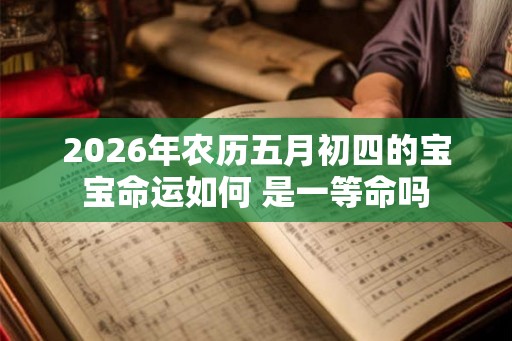 2026年农历五月初四的宝宝命运如何 是一等命吗