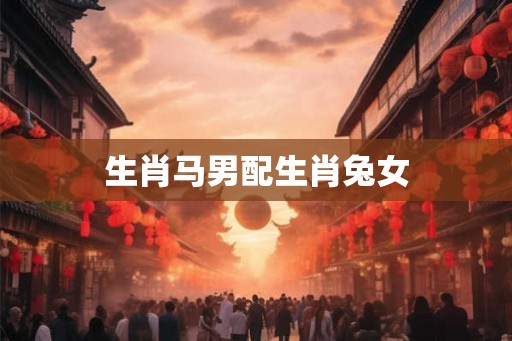 生肖马男配生肖兔女