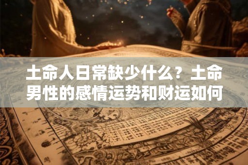土命人日常缺少什么？土命男性的感情运势和财运如何？