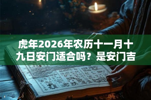 虎年2026年农历十一月十九日安门适合吗？是安门吉日吗？