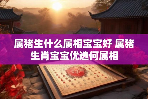 属猪生什么属相宝宝好 属猪生肖宝宝优选何属相 属猪生什么属相宝宝好 属猪生肖宝宝优选何属相