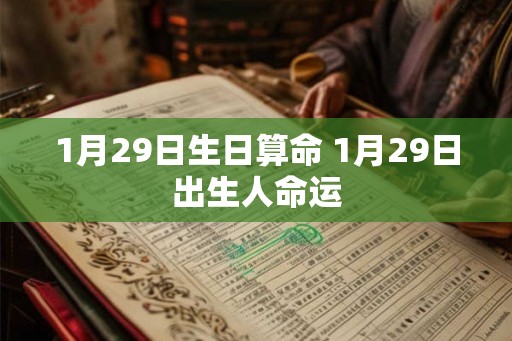 1月29日生日算命 1月29日出生人命运 1月29日生日算命 1月29日出生人命运