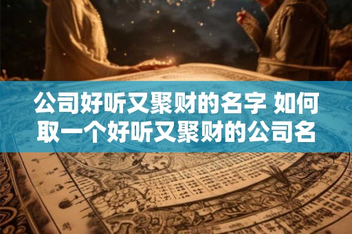 公司好听又聚财的名字 如何取一个好听又聚财的公司名 公司好听又聚财的名字 如何取一个好听又聚财的公司名