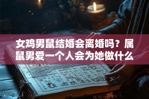 女鸡男鼠结婚会离婚吗？属鼠男爱一个人会为她做什么？