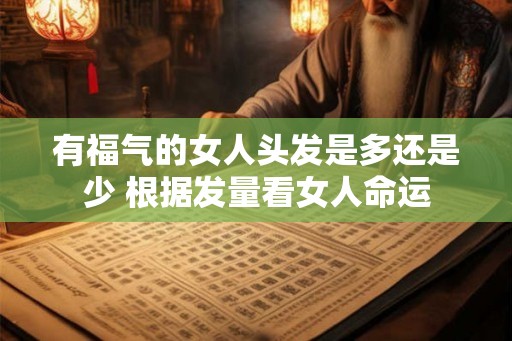 有福气的女人头发是多还是少 根据发量看女人命运
