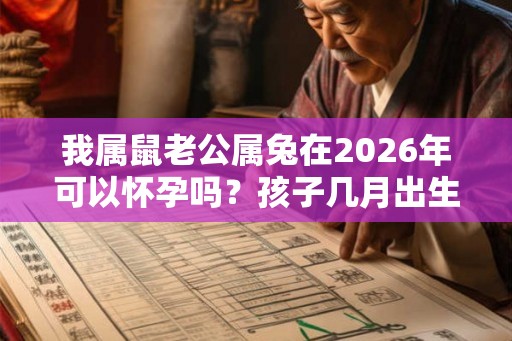 我属鼠老公属兔在2026年可以怀孕吗?孩子几月出生最好? 我属鼠老公属兔在2026年可以怀孕吗?孩子几月出生最好?