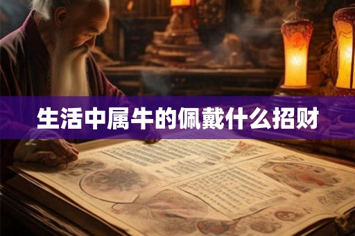 生活中属牛的佩戴什么招财