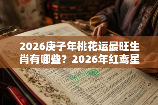 2026庚子年桃花运最旺生肖有哪些？2026年红鸾星动的生肖
