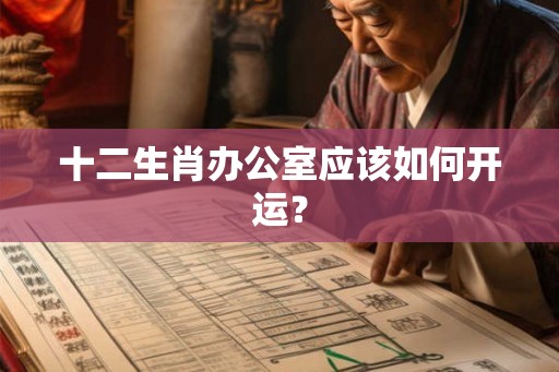 十二生肖办公室应该如何开运？