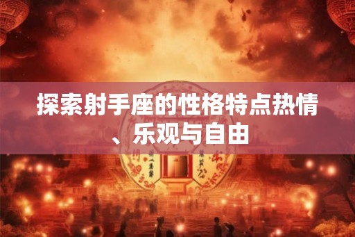 探索射手座的性格特点热情、乐观与自由