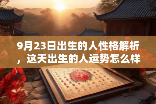 9月23日出生的人性格解析，这天出生的人运势怎么样？