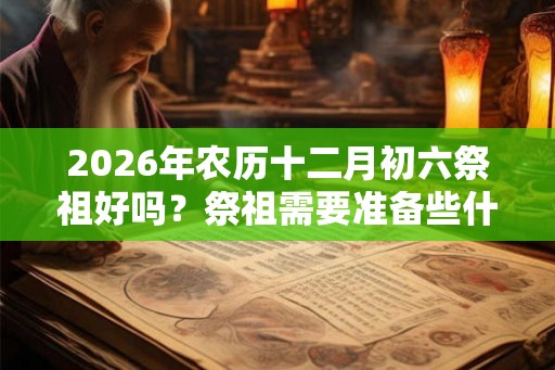 2026年农历十二月初六祭祖好吗？祭祖需要准备些什么？