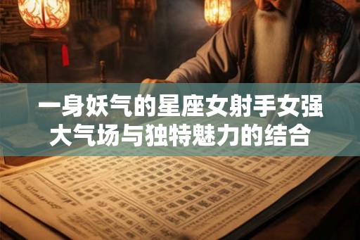 一身妖气的星座女射手女强大气场与独特魅力的结合