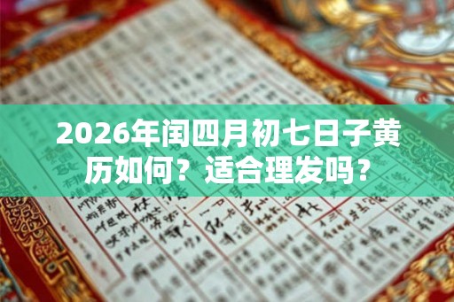 2026年闰四月初七日子黄历如何?适合理发吗? 2026年闰四月初七日子黄历如何?适合理发吗?