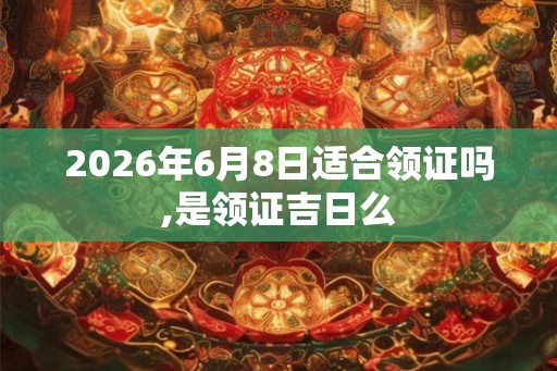 2026年6月8日适合领证吗,是领证吉日么