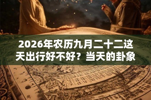 2026年农历九月二十二这天出行好不好？当天的卦象好不好？