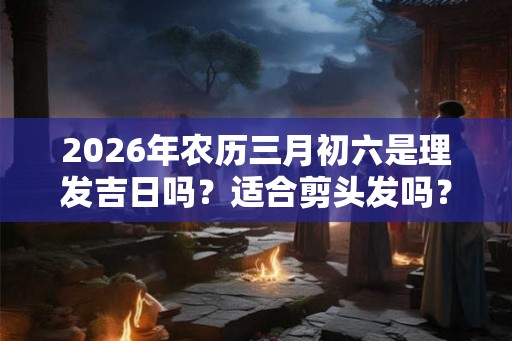 2026年农历三月初六是理发吉日吗？适合剪头发吗？