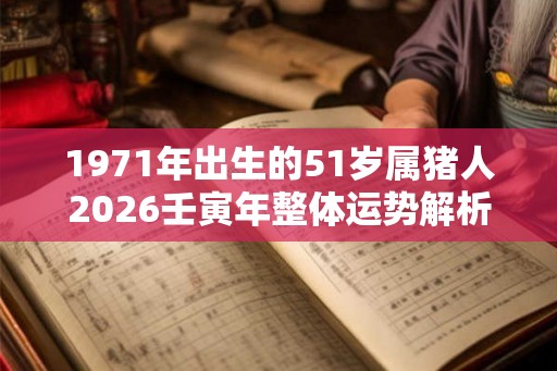 1971年出生的51岁属猪人2026壬寅年整体运势解析