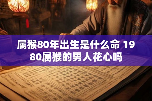 属猴80年出生是什么命 1980属猴的男人花心吗 属猴80年出生是什么命 1980属猴的男人花心吗
