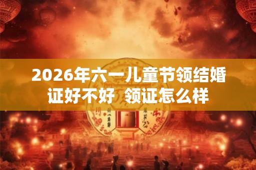 2026年六一儿童节领结婚证好不好  领证怎么样