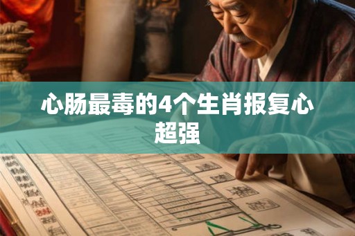 心肠最毒的4个生肖报复心超强