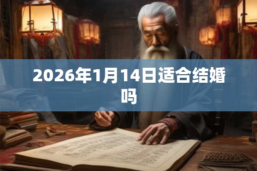 2026年1月14日适合结婚吗