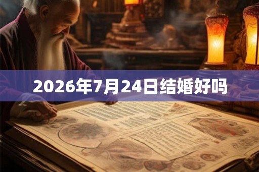 2026年7月24日结婚好吗