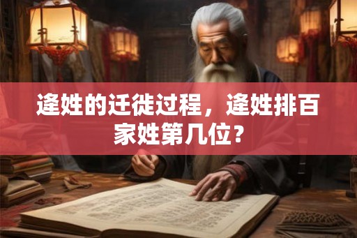 逄姓的迁徙过程，逄姓排百家姓第几位？