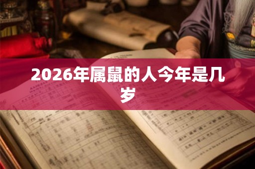 2026年属鼠的人今年是几岁