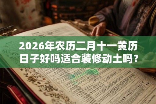 2026年农历二月十一黄历日子好吗适合装修动土吗? 2026年农历二月十一黄历日子好吗适合装修动土吗?