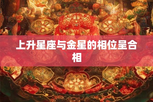 上升星座与金星的相位呈合相
