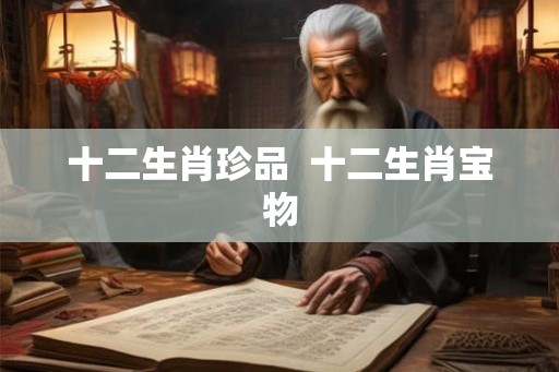 十二生肖珍品  十二生肖宝物