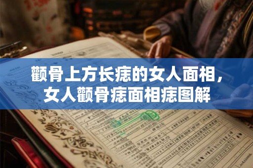 颧骨上方长痣的女人面相，女人颧骨痣面相痣图解