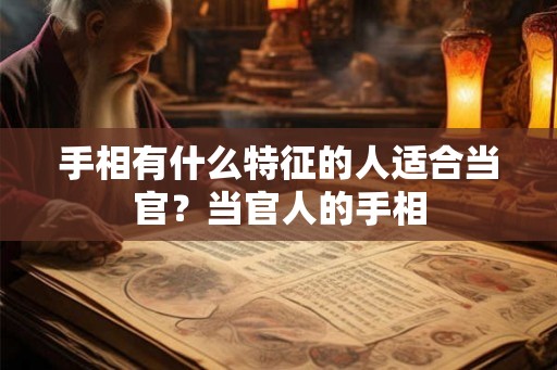 手相有什么特征的人适合当官?当官人的手相 手相有什么特征的人适合当官?当官人的手相