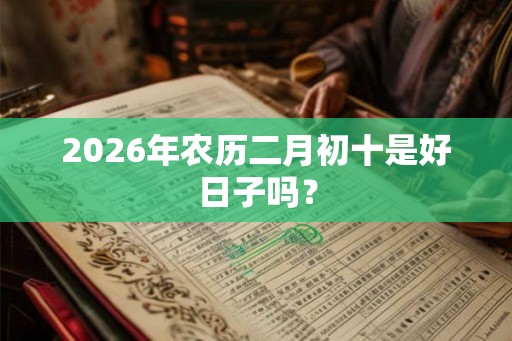 2026年农历二月初十是好日子吗？