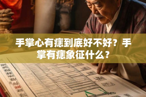 手掌心有痣到底好不好？手掌有痣象征什么？