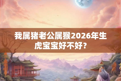 我属猪老公属猴2026年生虎宝宝好不好？