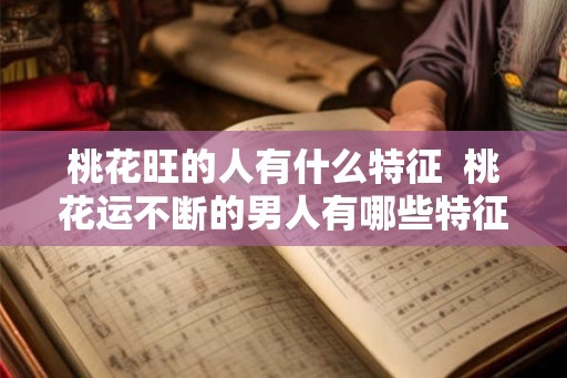 桃花旺的人有什么特征  桃花运不断的男人有哪些特征